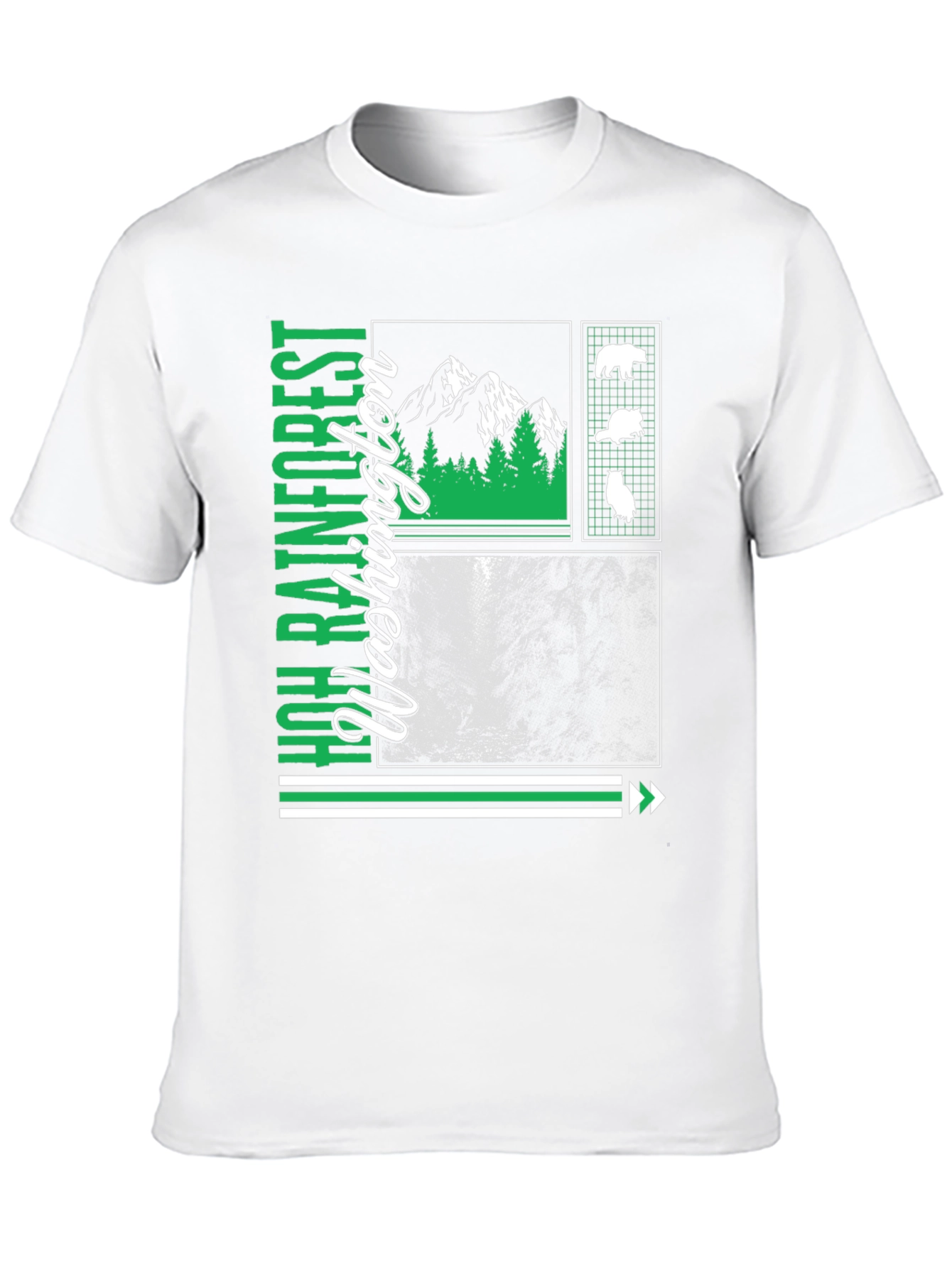 WA Hoh Rainforest T-Shirt - Nature Lover Tee