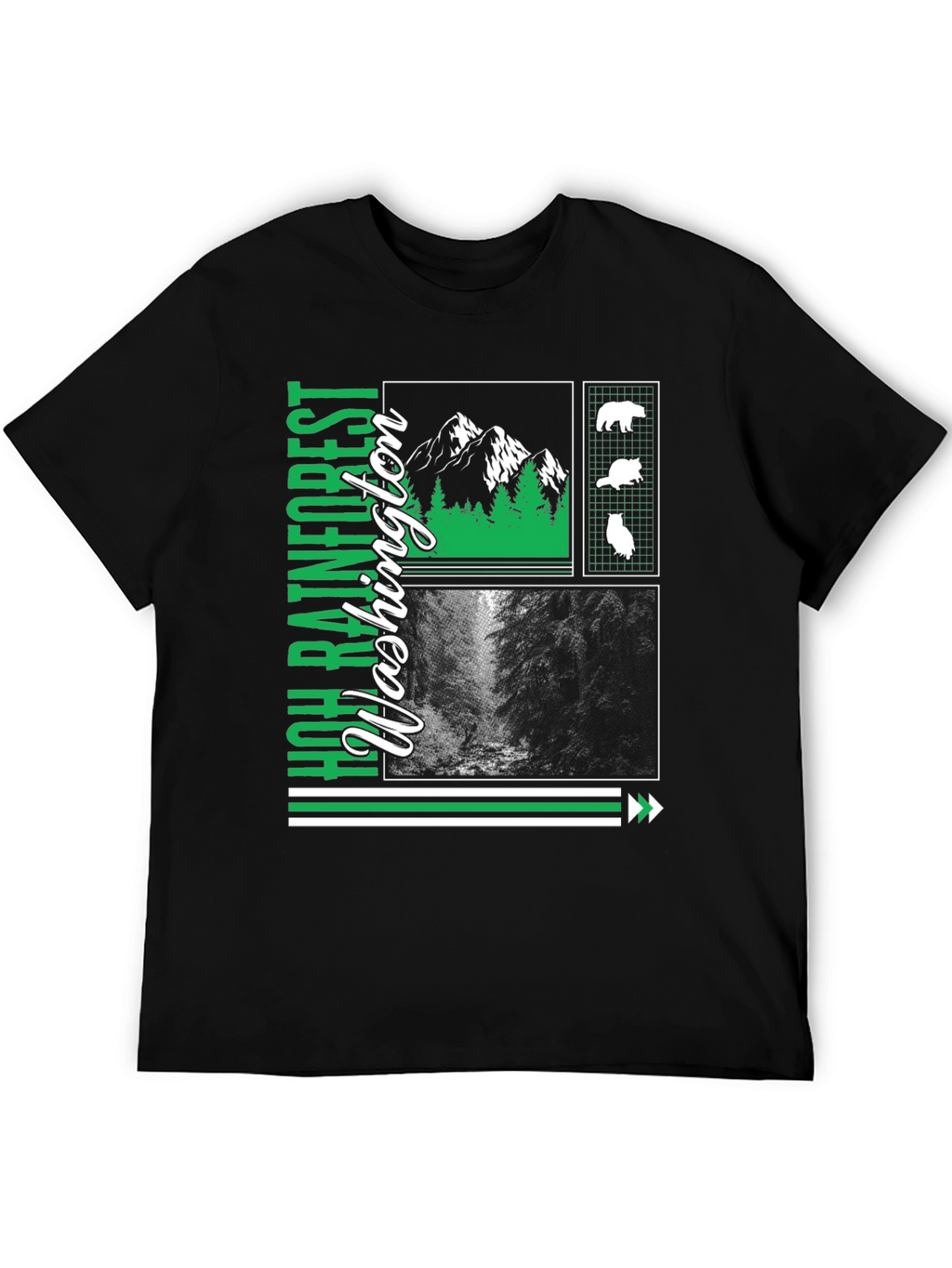 WA Hoh Rainforest T-Shirt - Nature Lover Tee