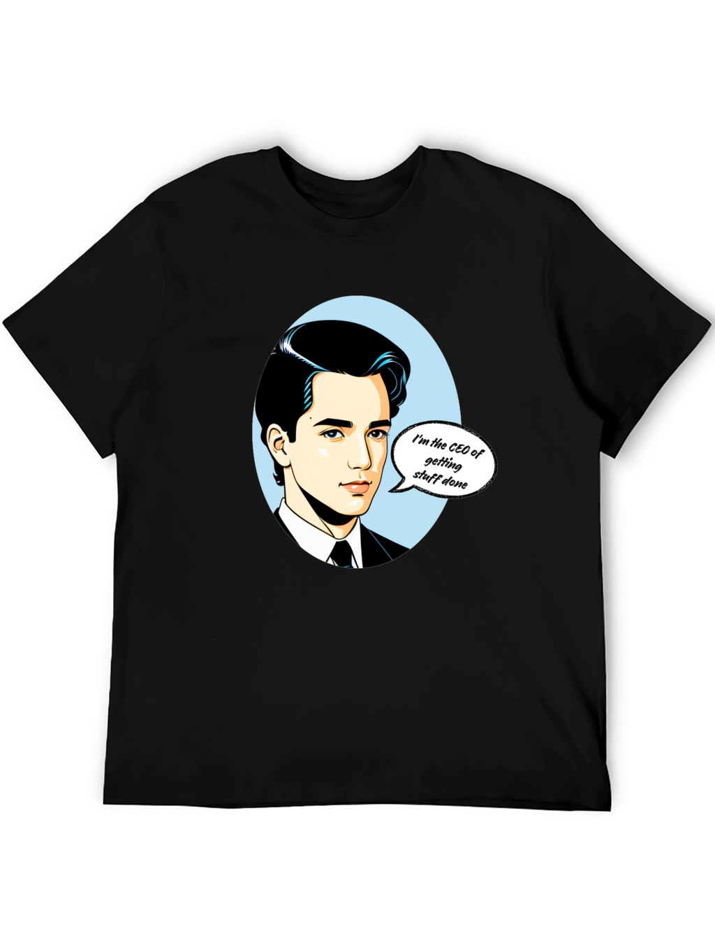CEO Getting Stuff Done T-Shirt - Black Graphic Tee