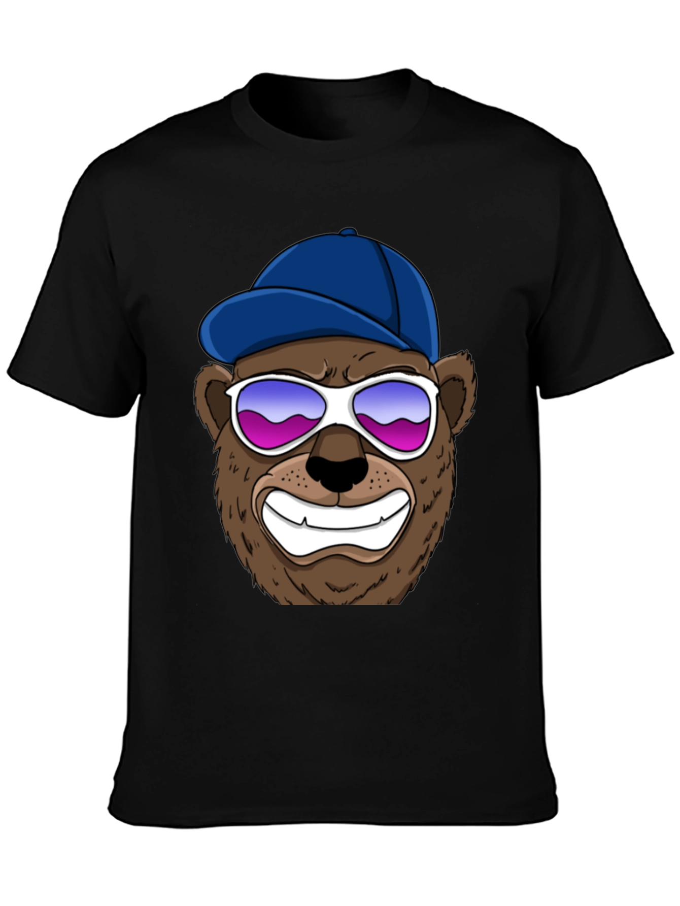 Cool Bear Graphic Tee - Black