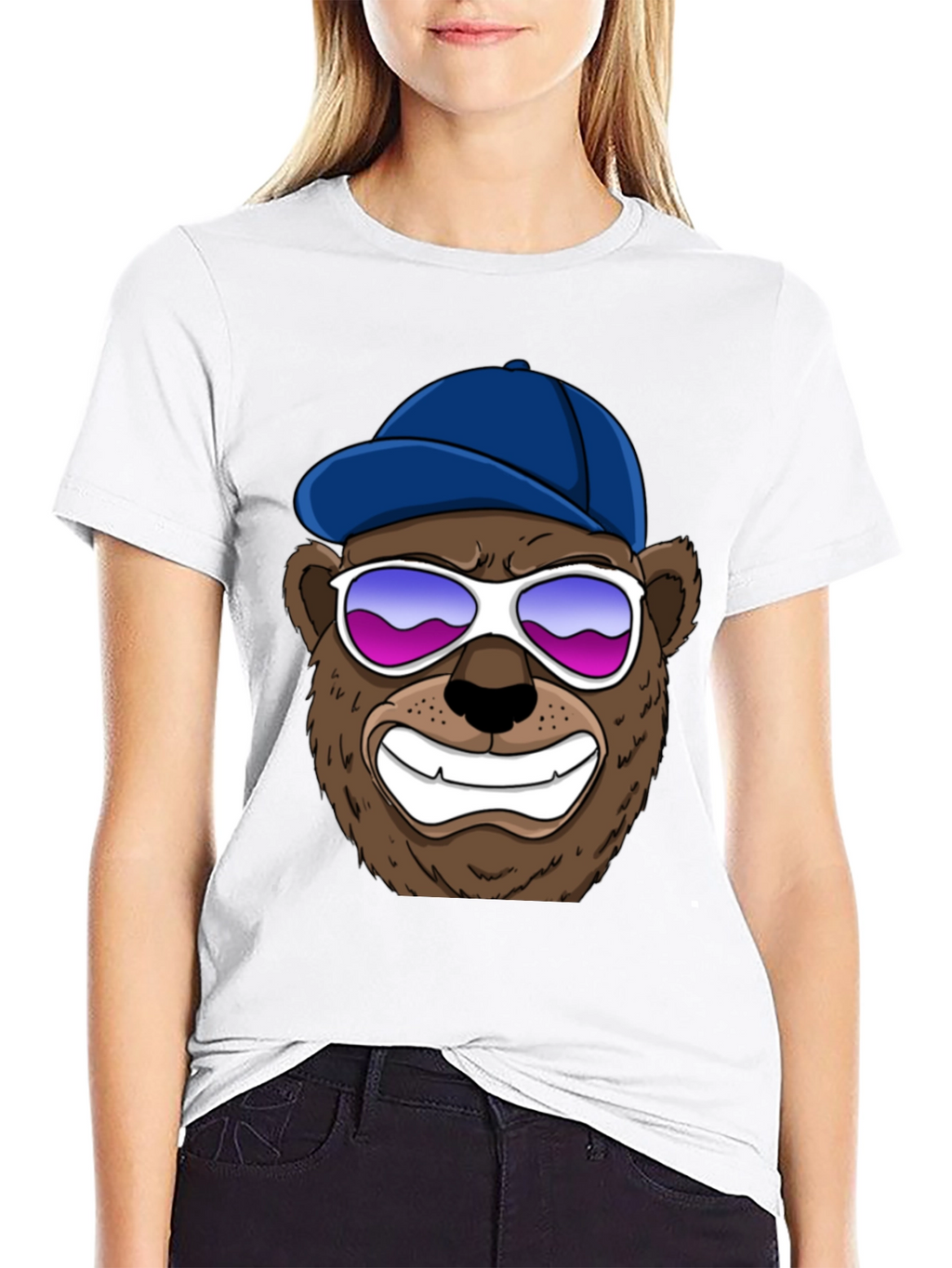 Cool Bear Graphic Tee - Black