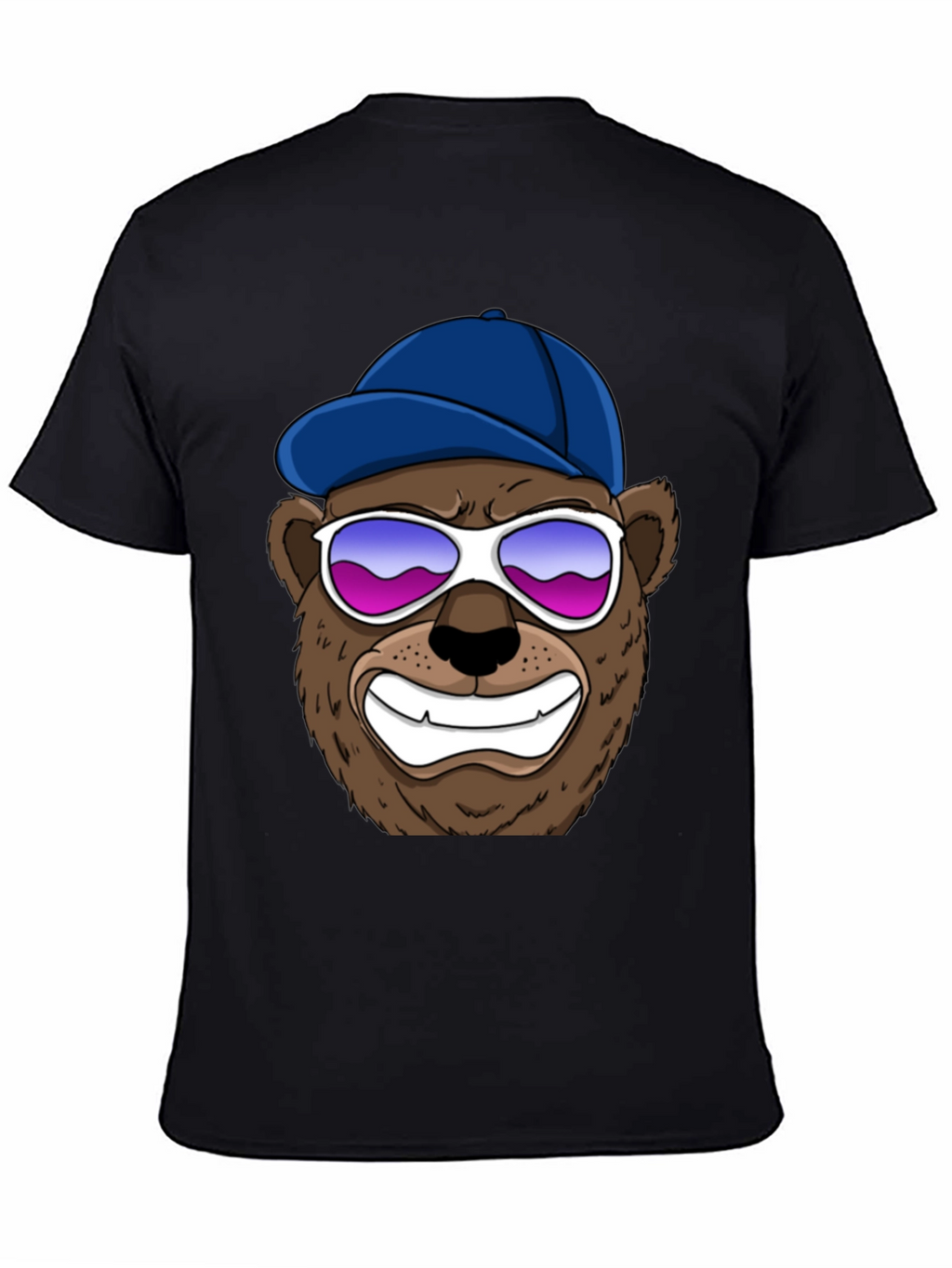 Cool Bear Graphic Tee - Black
