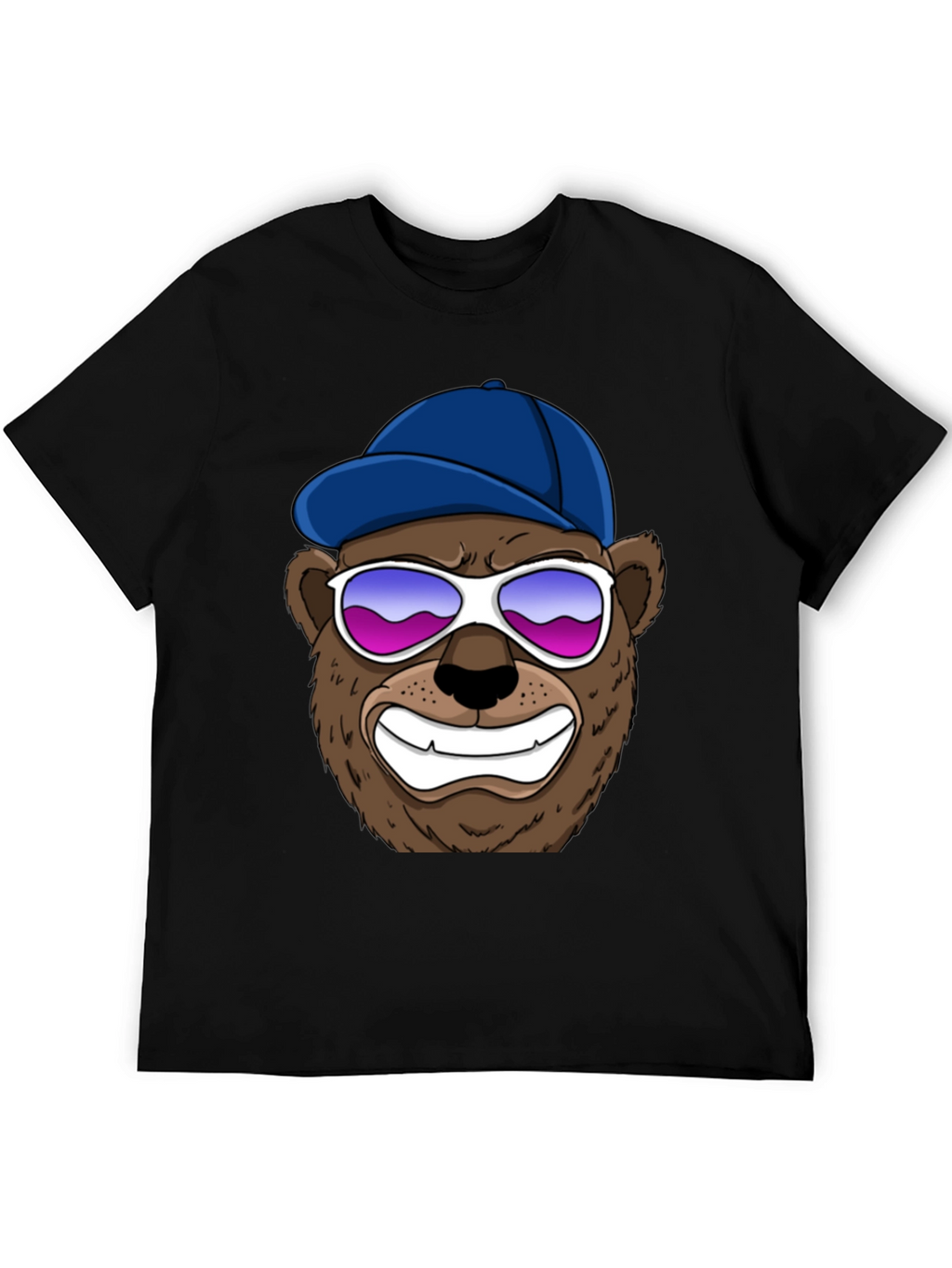 Cool Bear Graphic Tee - Black