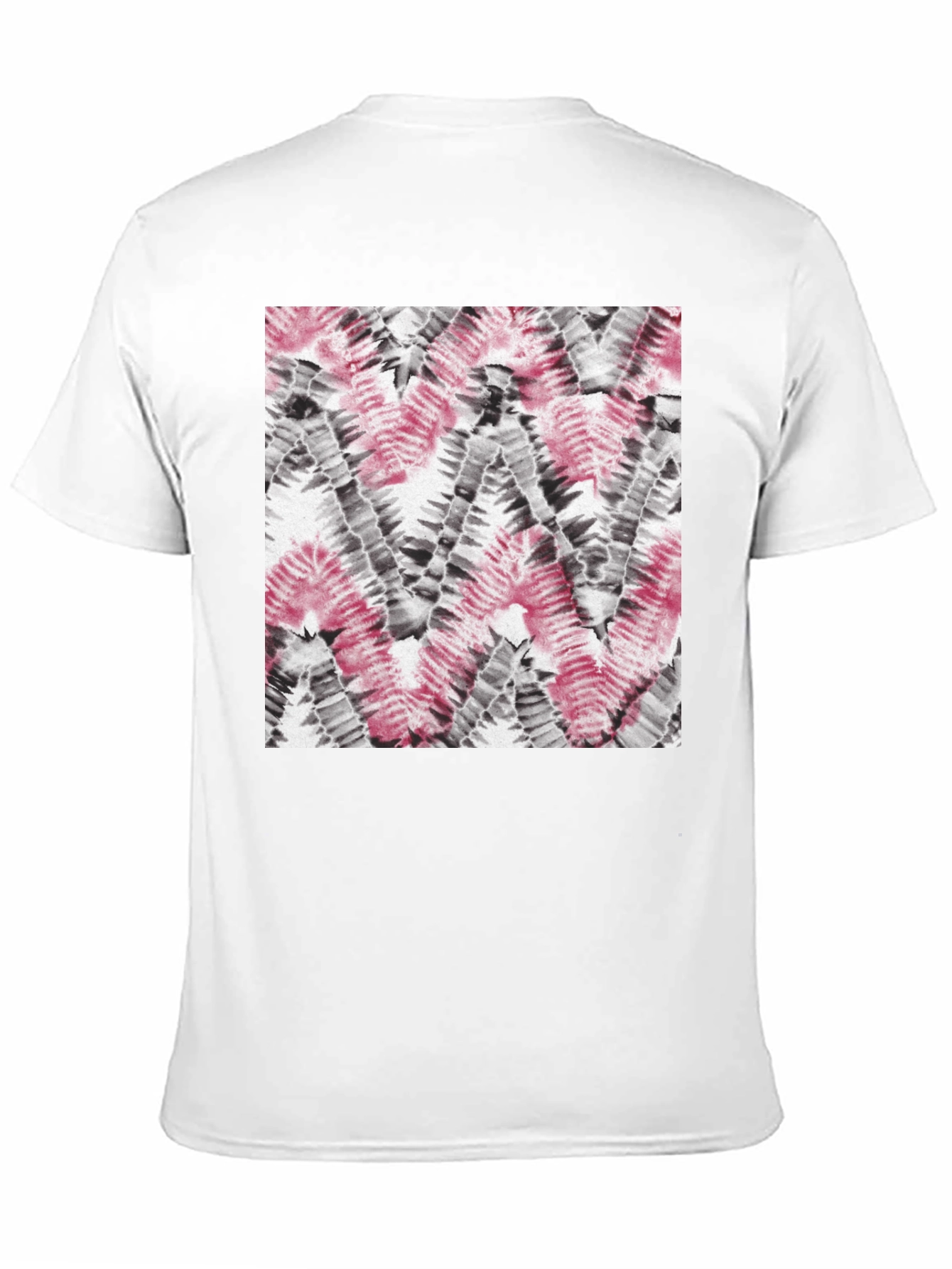 Cool Tie-Dye Pattern Black T-Shirt