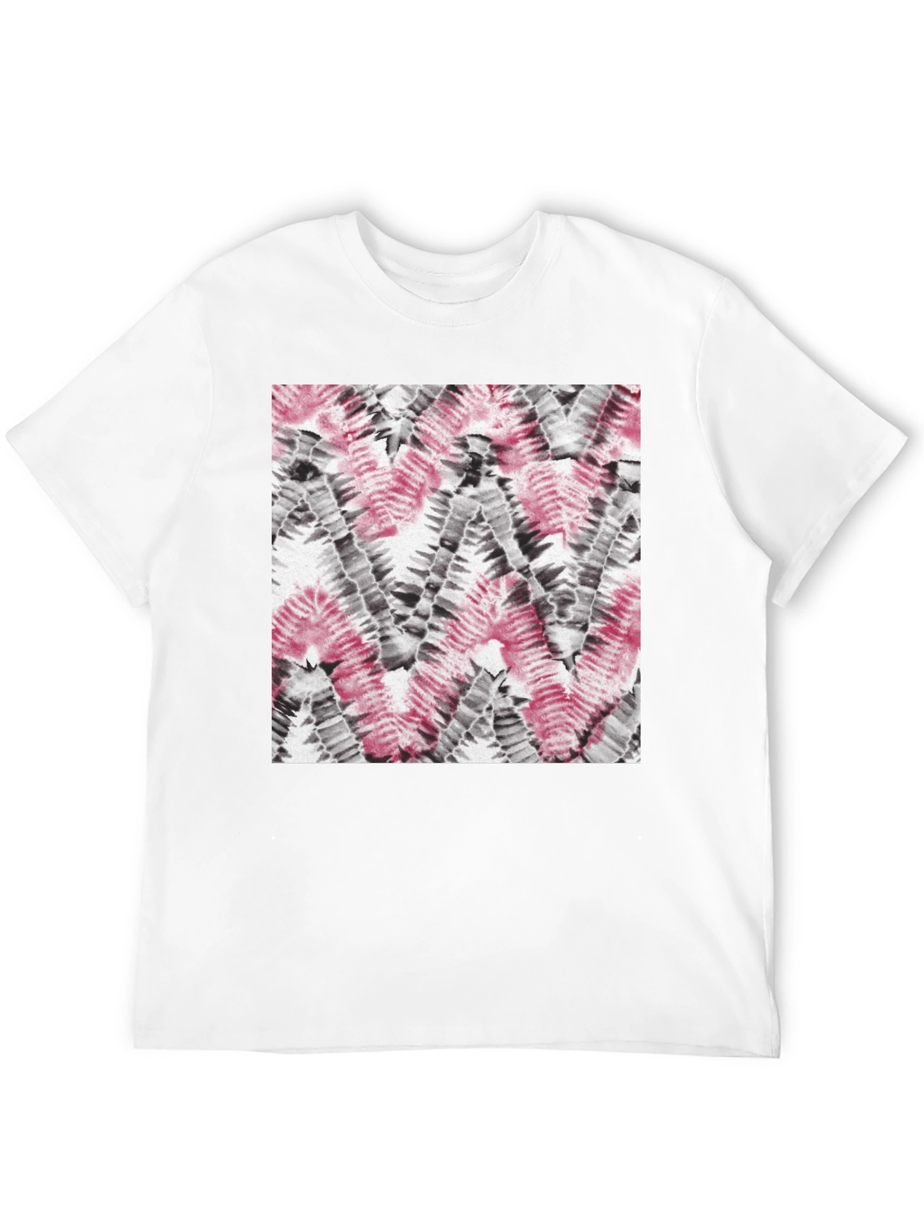 Cool Tie-Dye Pattern Black T-Shirt