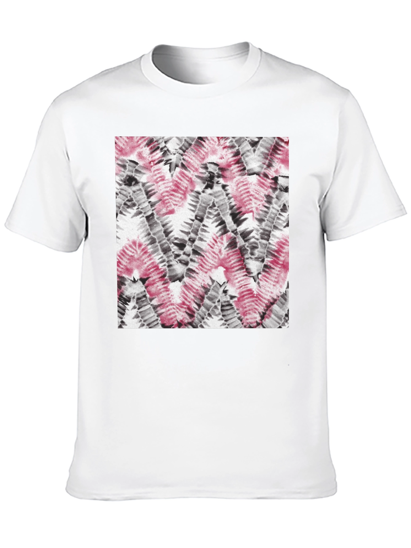 Cool Tie-Dye Pattern Black T-Shirt