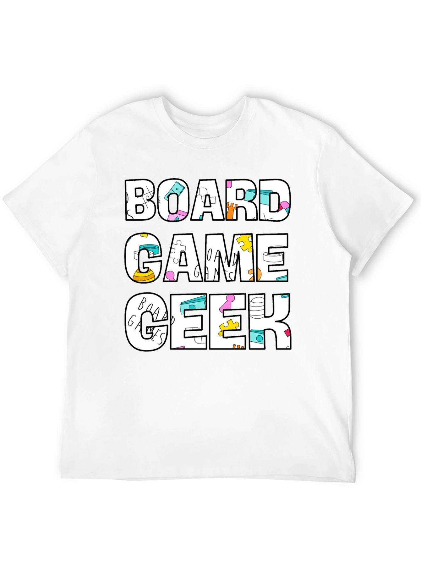 Board Game Geek Graphic Tee - Casual T-Shirt