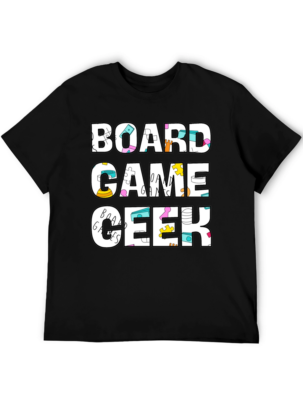 Board Game Geek Graphic Tee - Casual T-Shirt