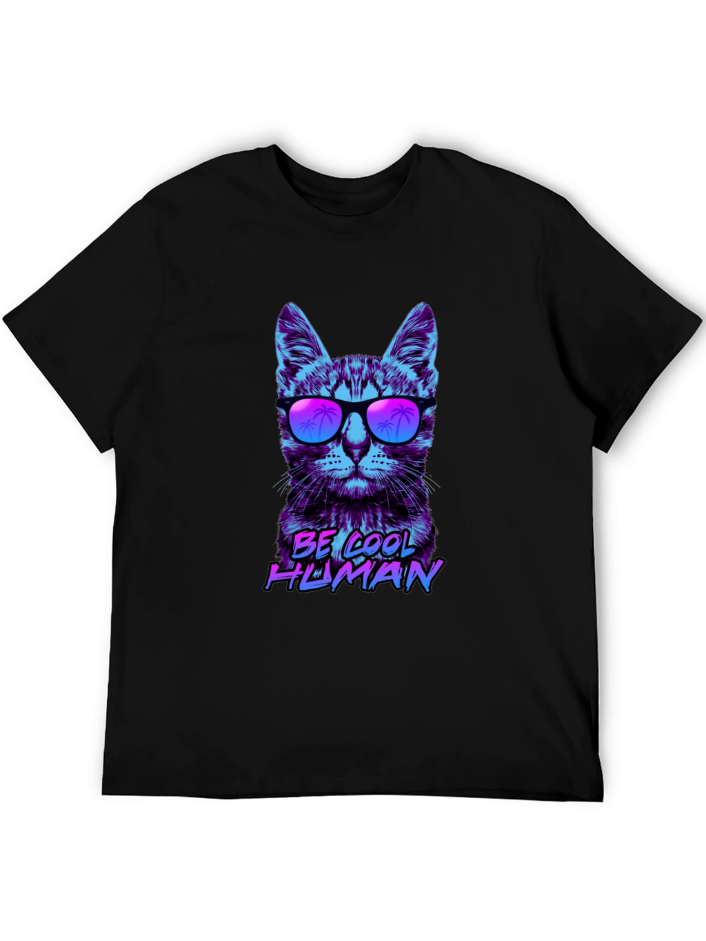 Cool Cat Graphic Tee - Be Cool Human