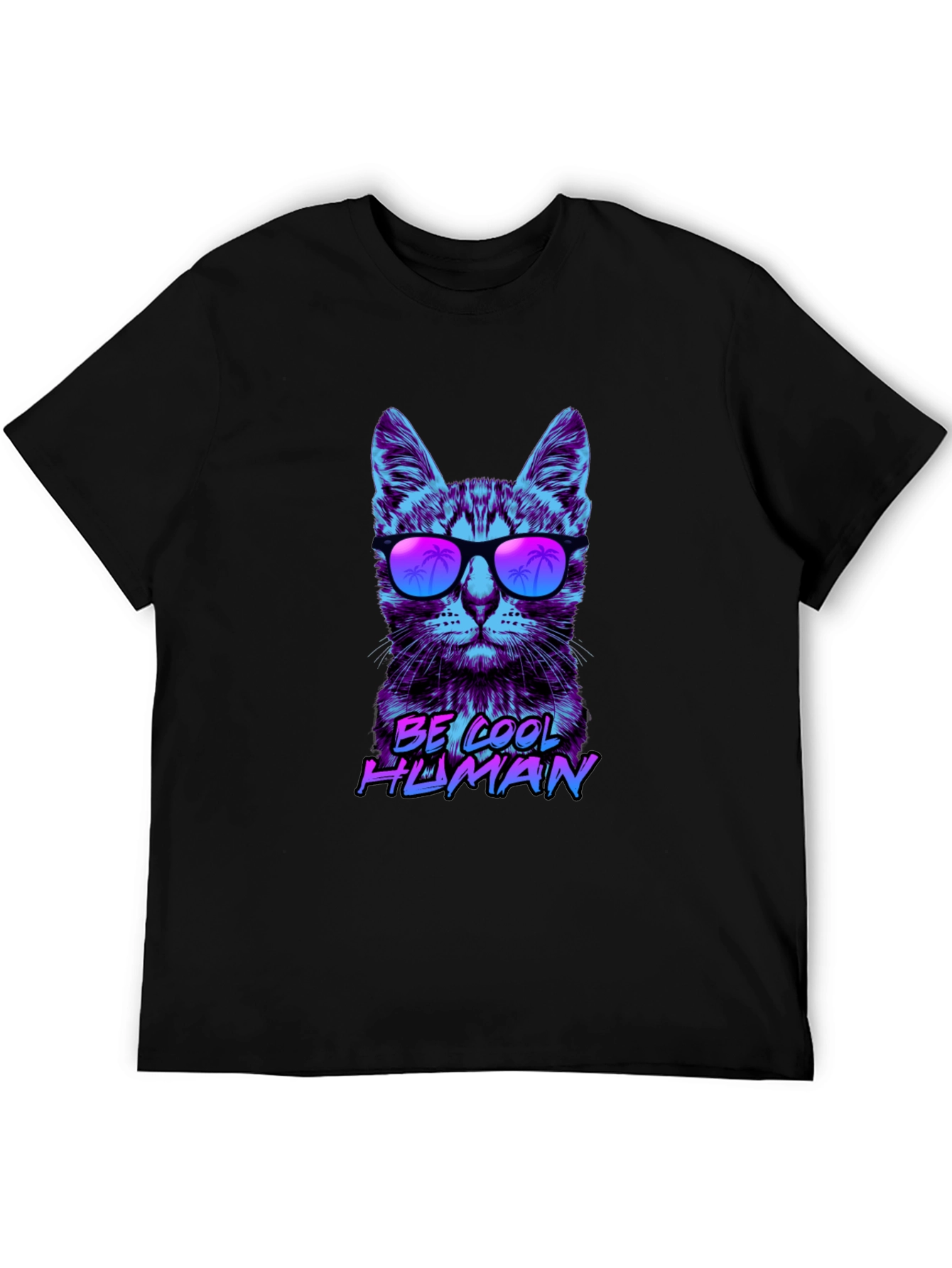 Cool Cat Graphic Tee - Be Cool Human