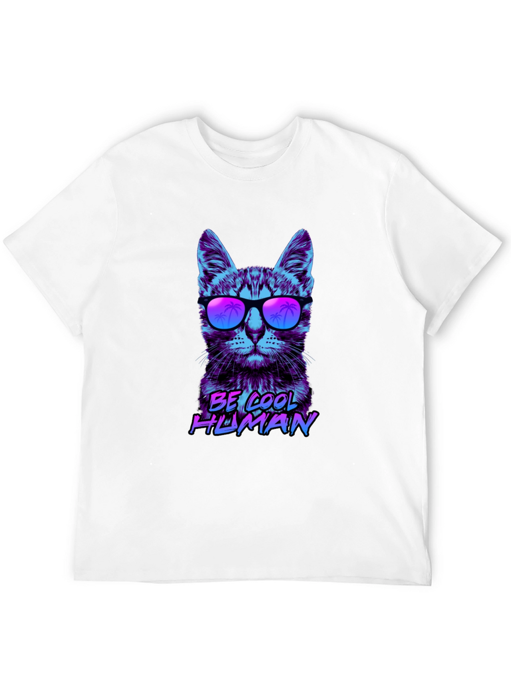 Cool Cat Graphic Tee - Be Cool Human