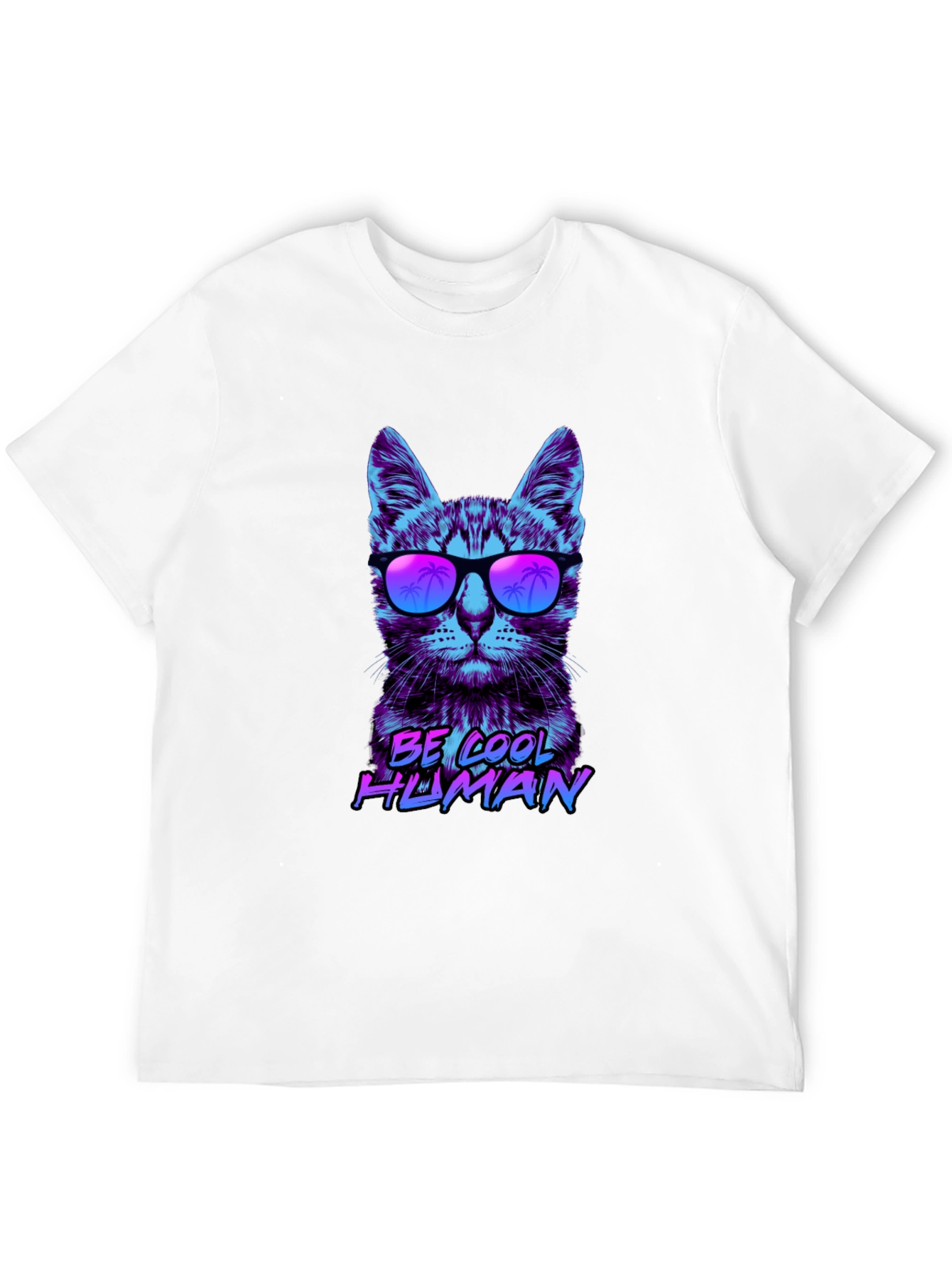 Cool Cat Graphic Tee - Be Cool Human