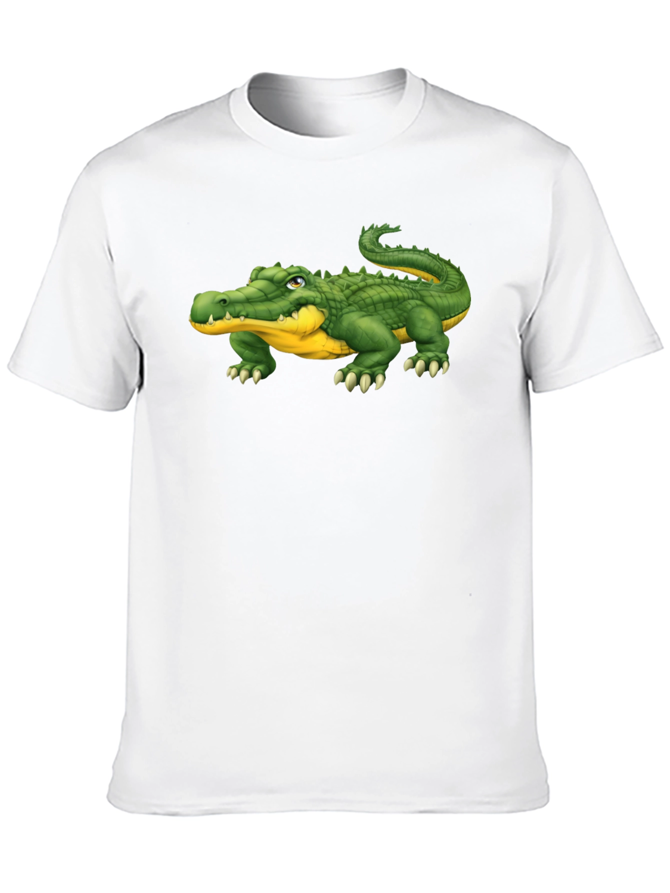 Alligator Graphic Tee - Black Casual T-Shirt