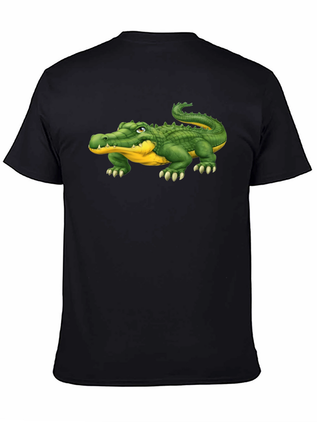 Alligator Graphic Tee - Black Casual T-Shirt