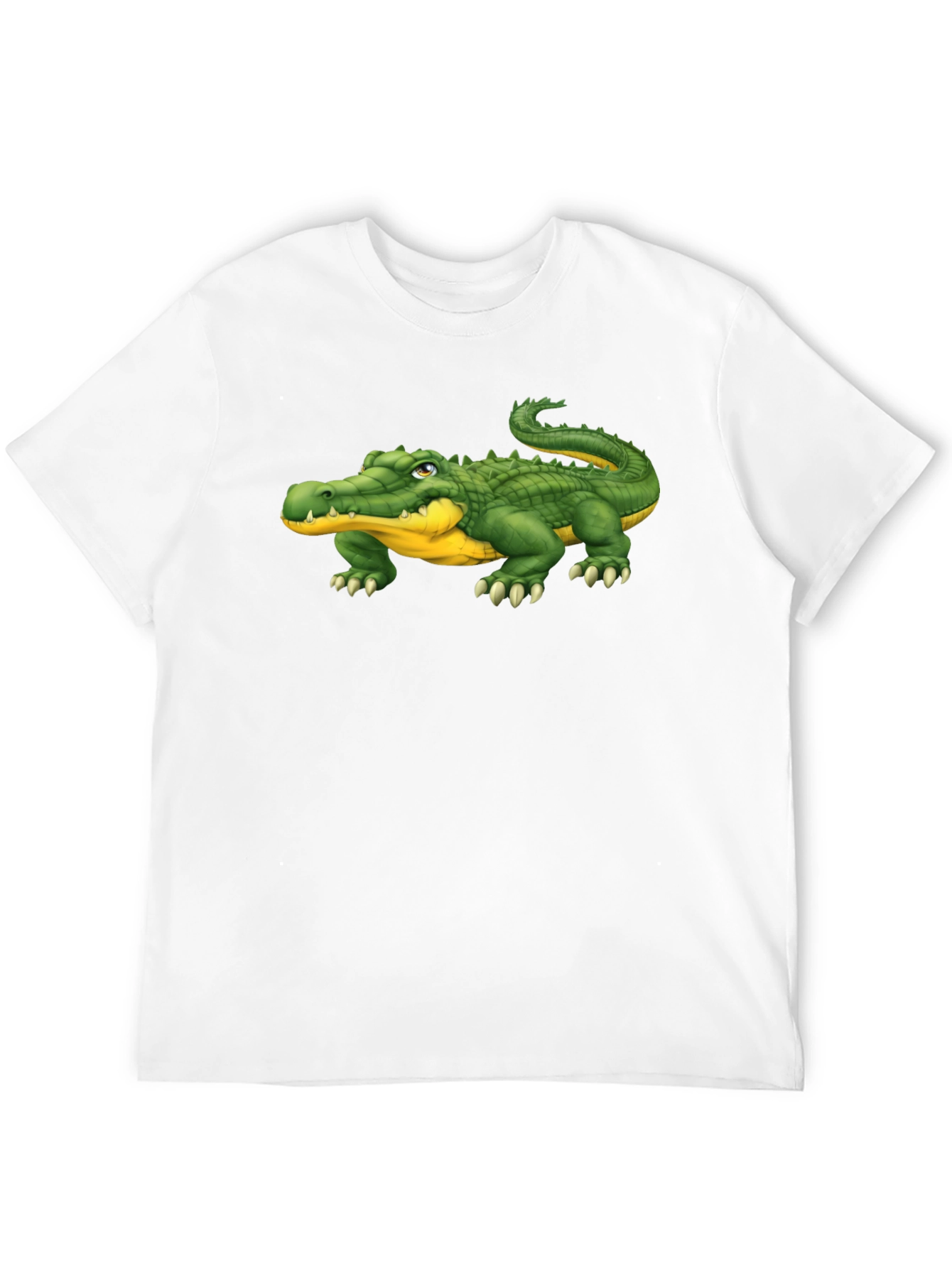 Alligator Graphic Tee - Black Casual T-Shirt