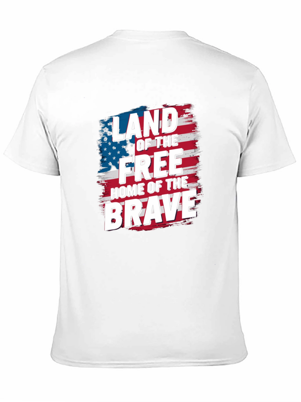 Patriotic Land of the Free Graphic T-Shirt