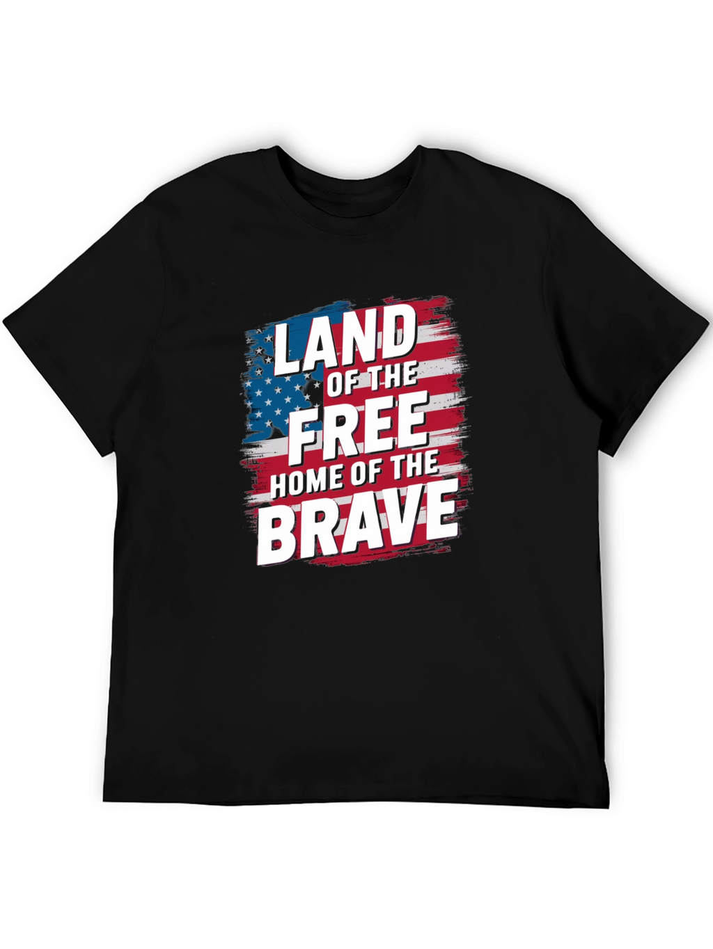 Patriotic Land of the Free Graphic T-Shirt