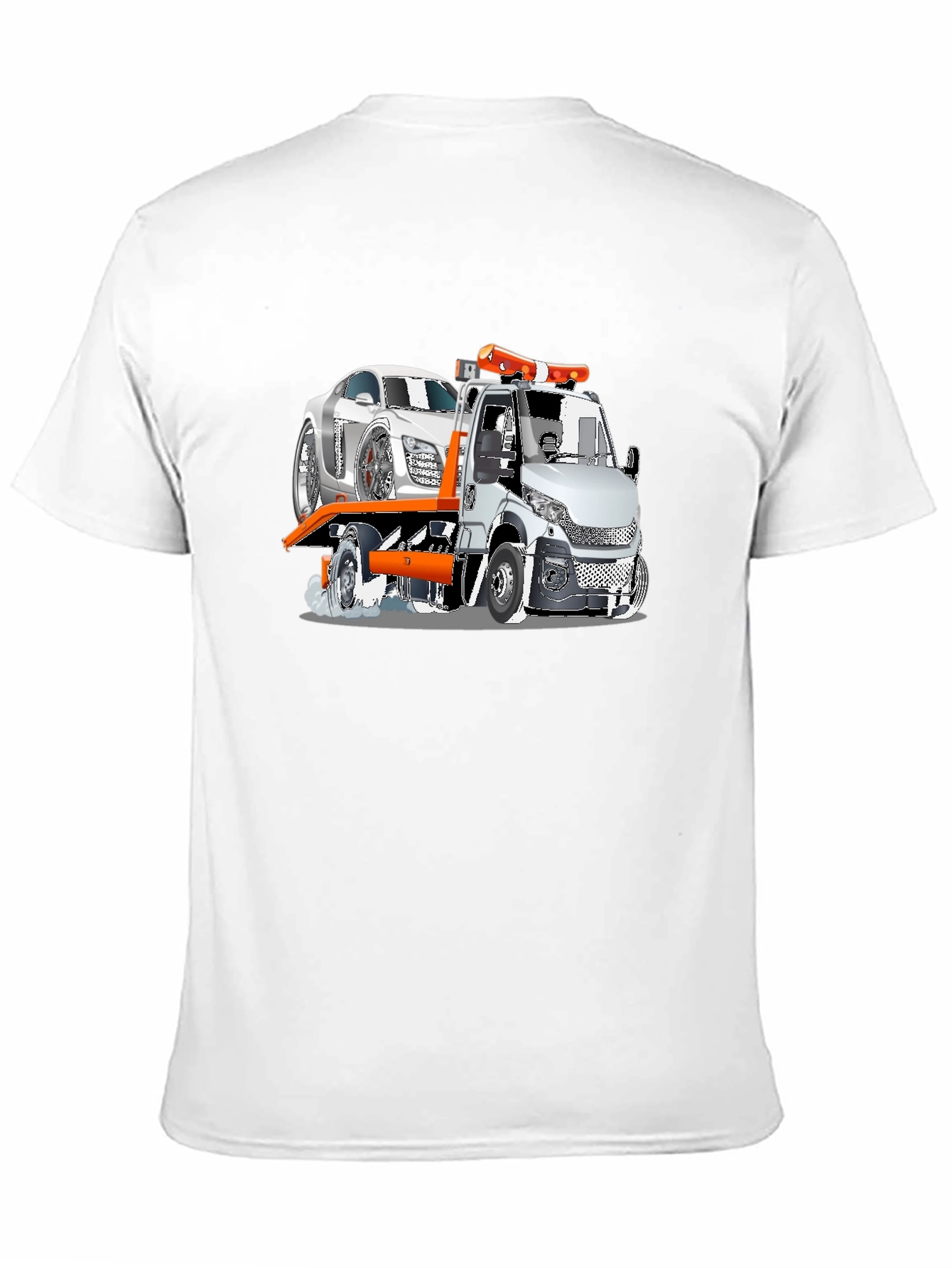 Car Tow Truck Graphic T-Shirt