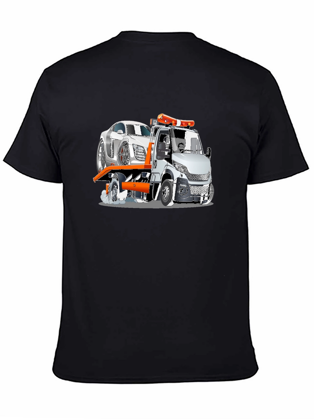 Car Tow Truck Graphic T-Shirt