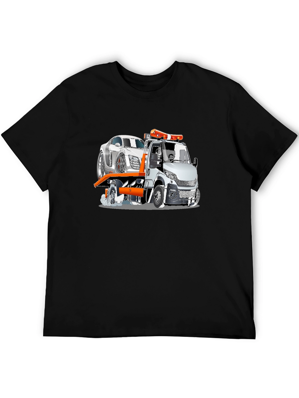 Car Tow Truck Graphic T-Shirt
