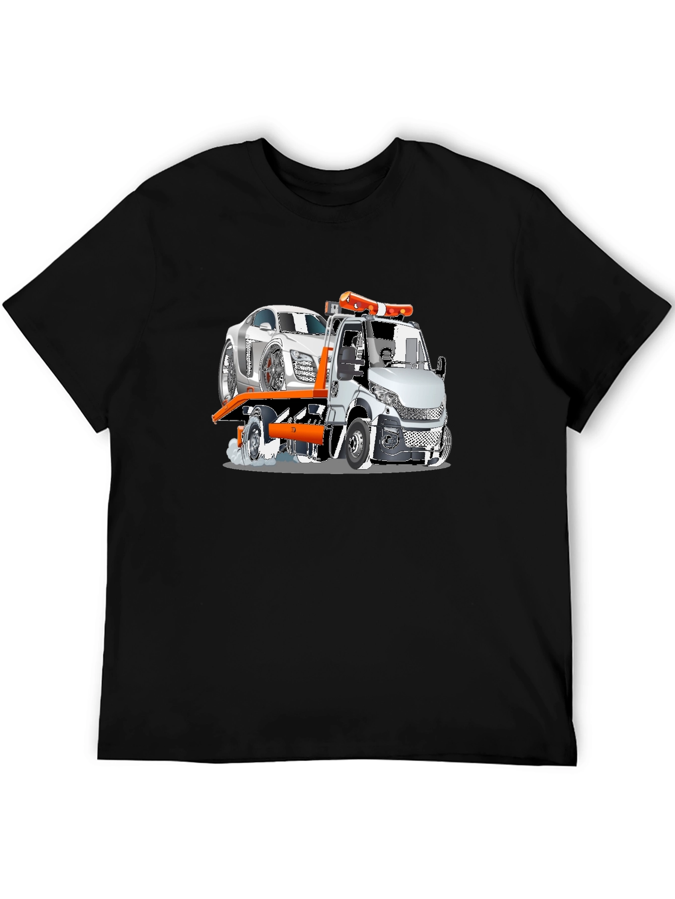 Car Tow Truck Graphic T-Shirt
