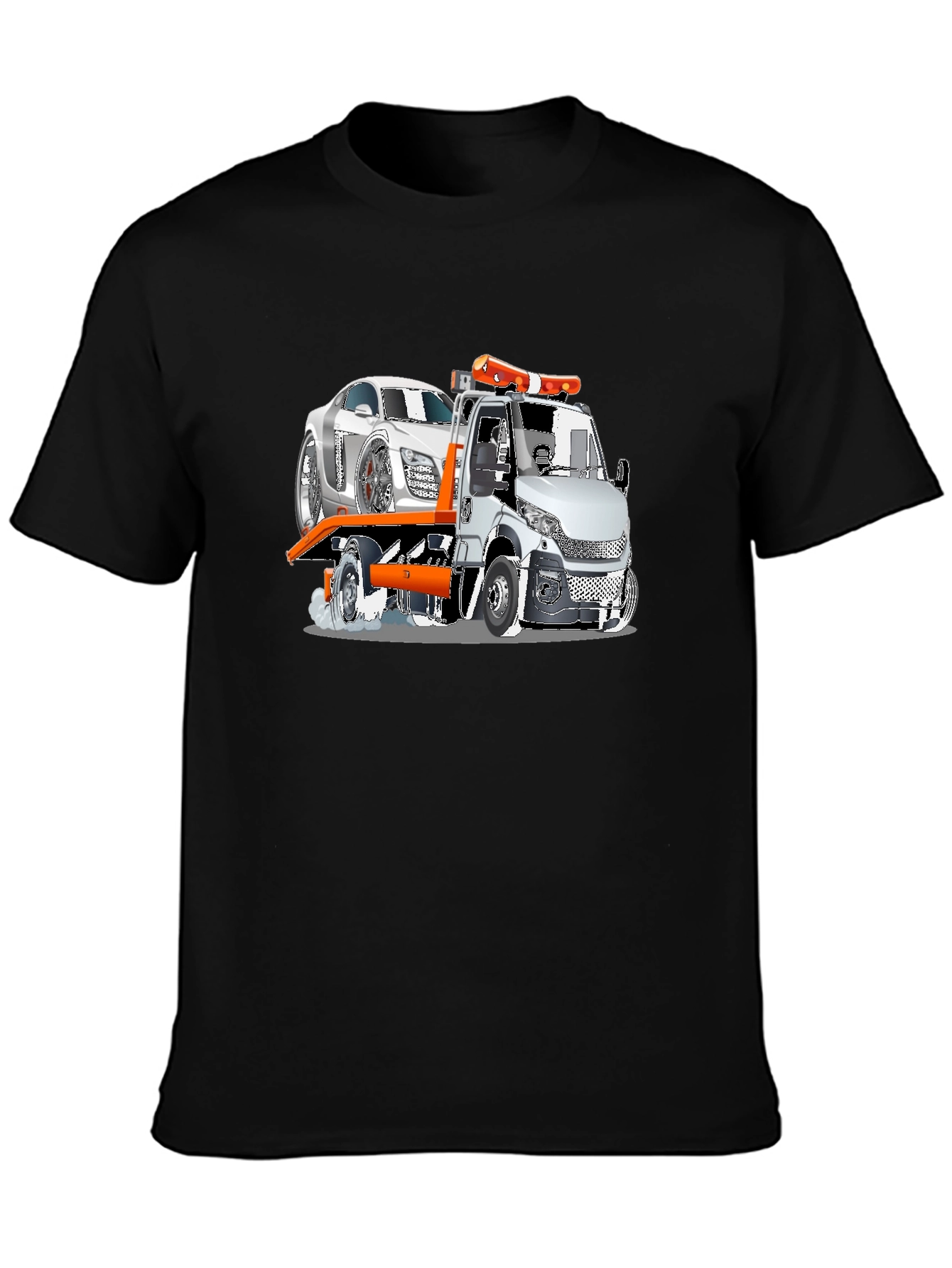 Car Tow Truck Graphic T-Shirt