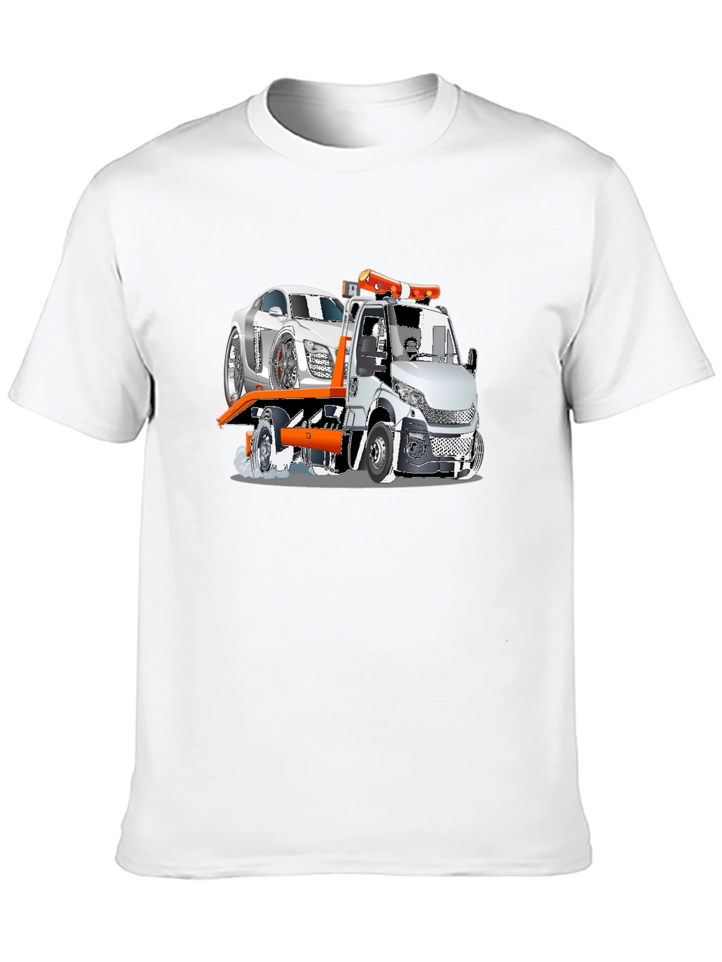 Car Tow Truck Graphic T-Shirt