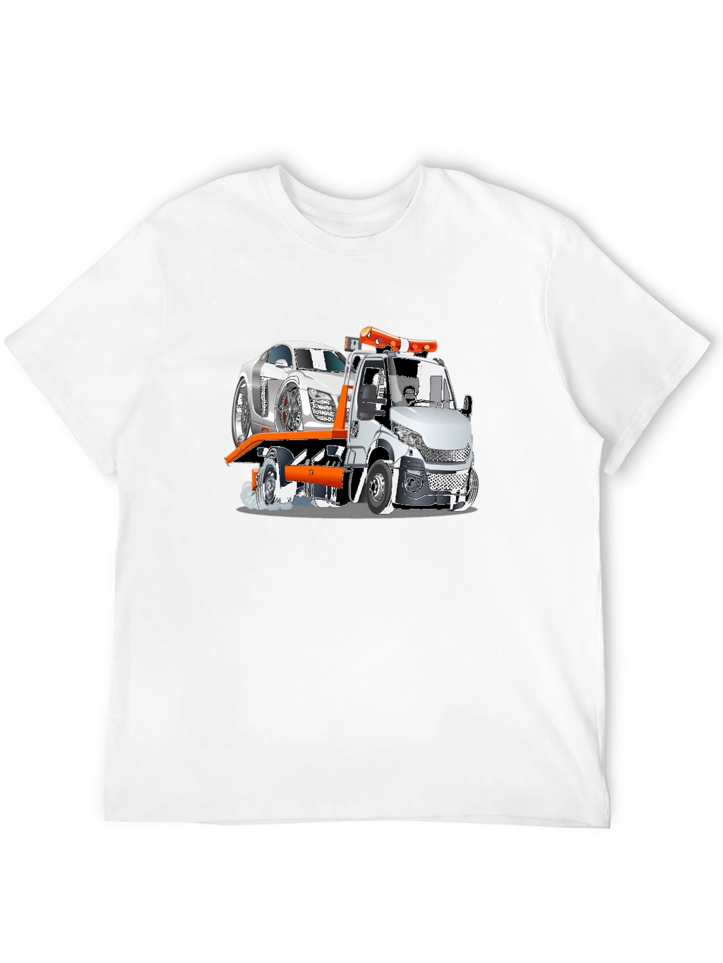 Car Tow Truck Graphic T-Shirt