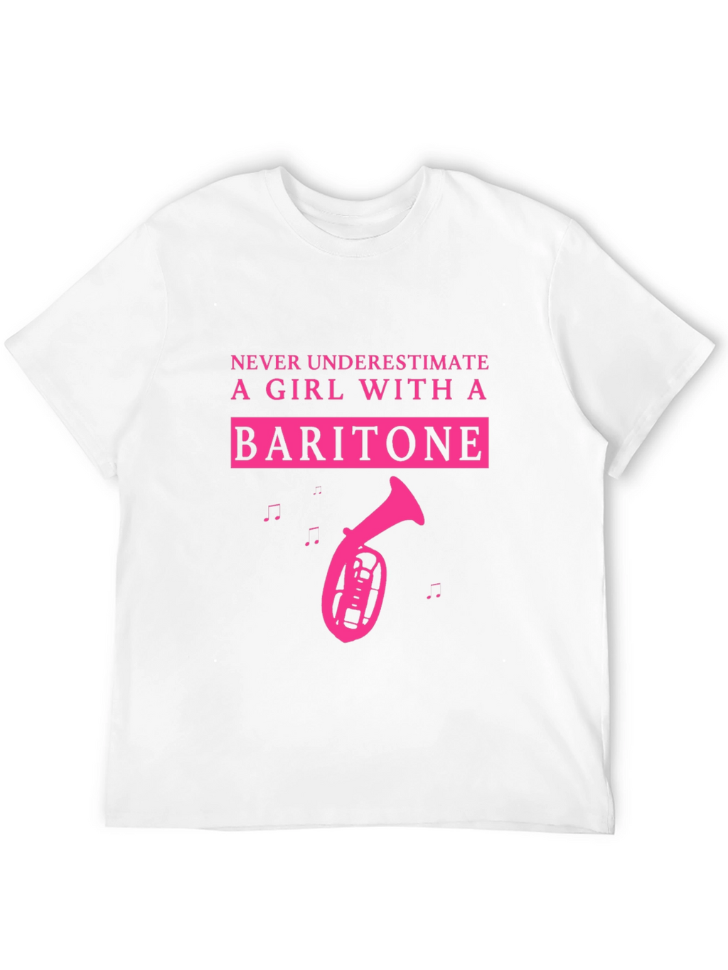Baritone Girl T-Shirt - Musical Instrument Tee