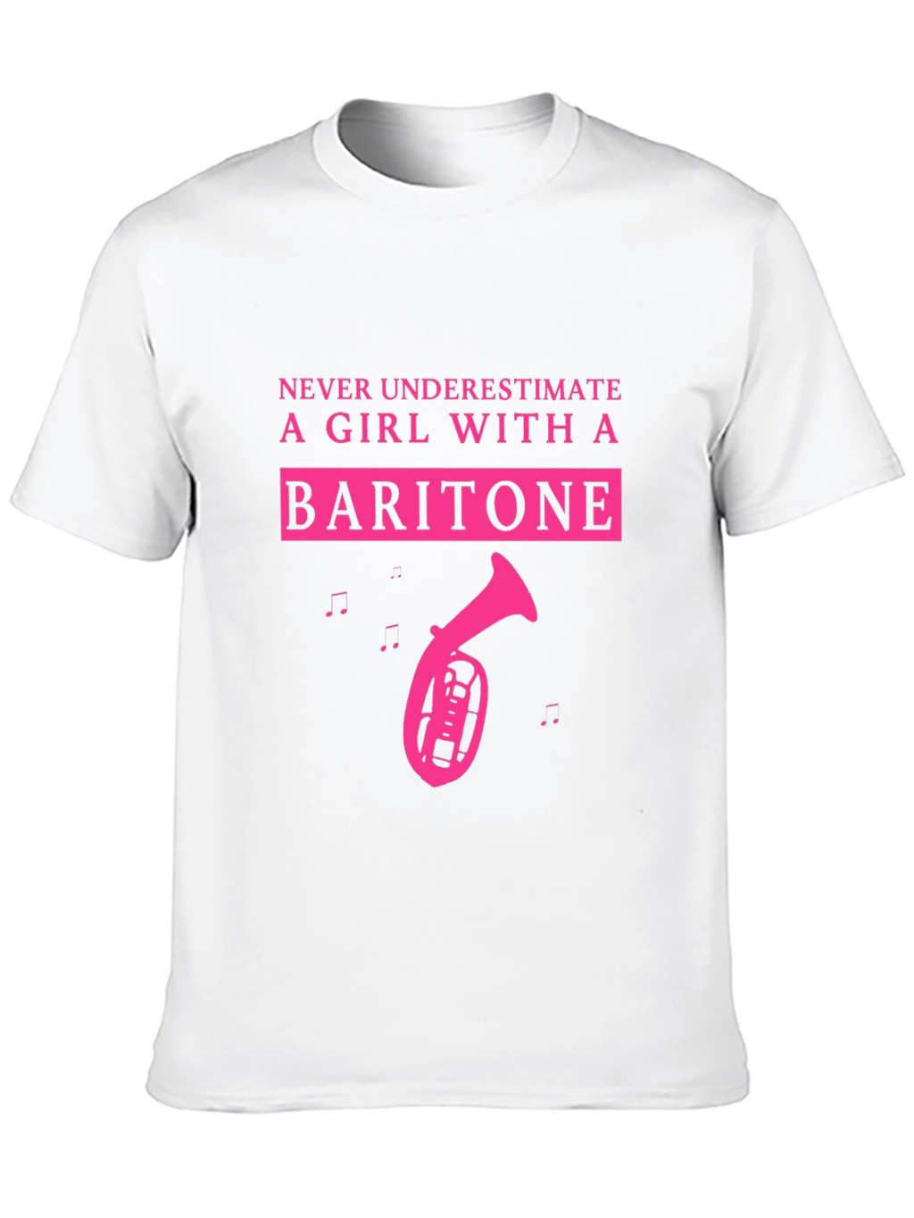Baritone Girl T-Shirt - Musical Instrument Tee