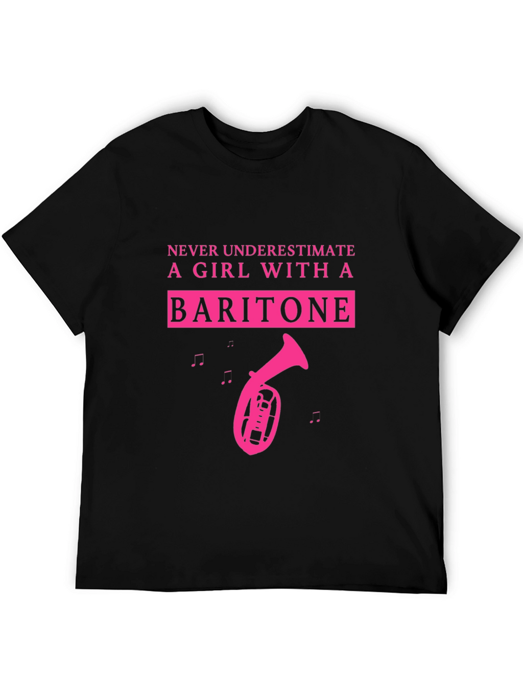 Baritone Girl T-Shirt - Musical Instrument Tee