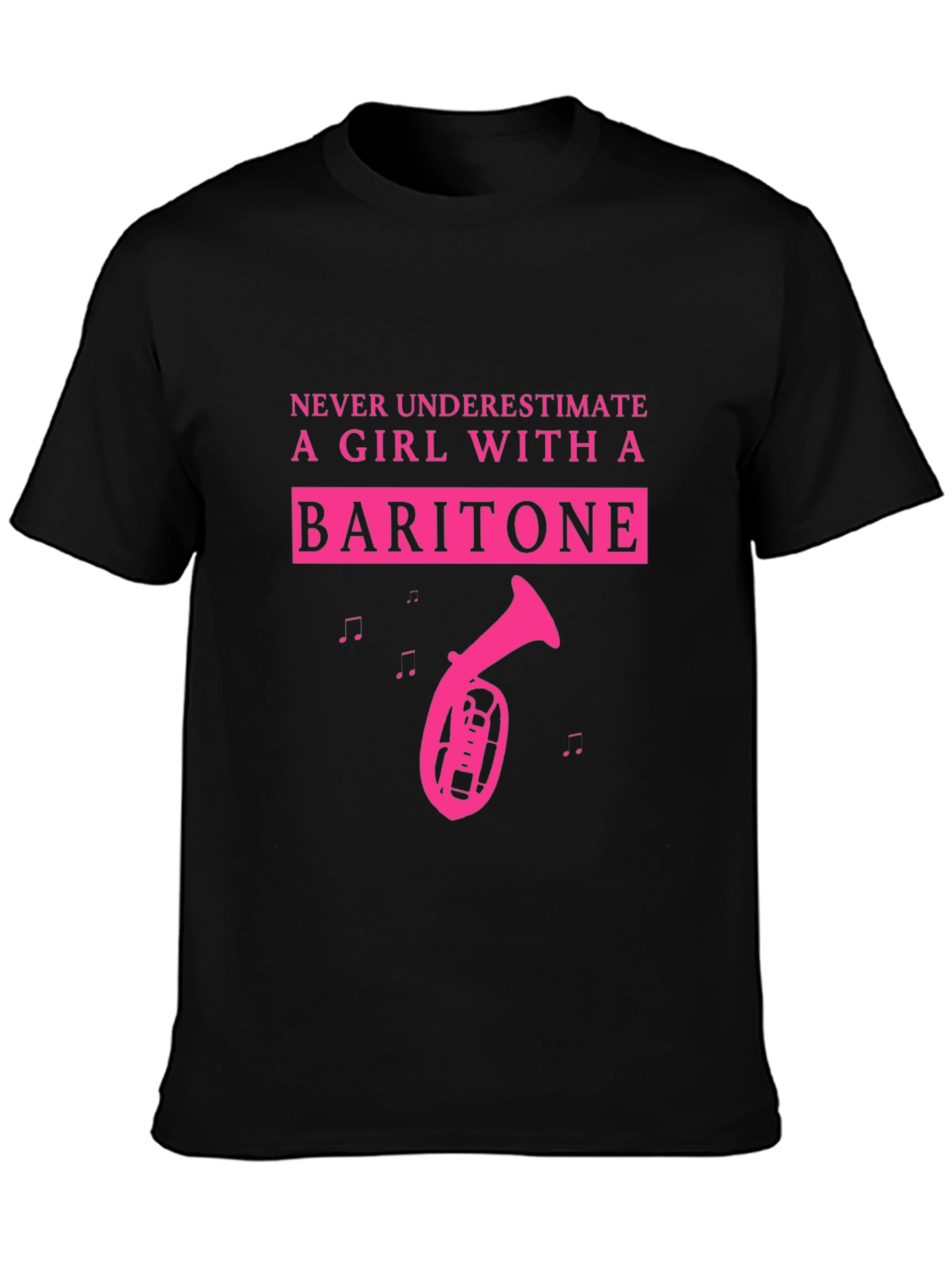 Baritone Girl T-Shirt - Musical Instrument Tee