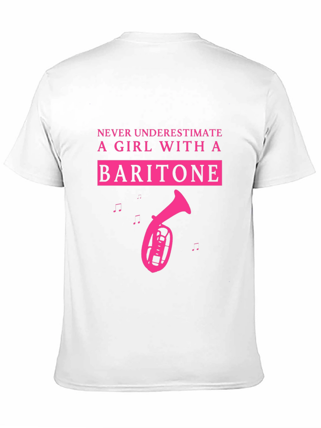Baritone Girl T-Shirt - Musical Instrument Tee