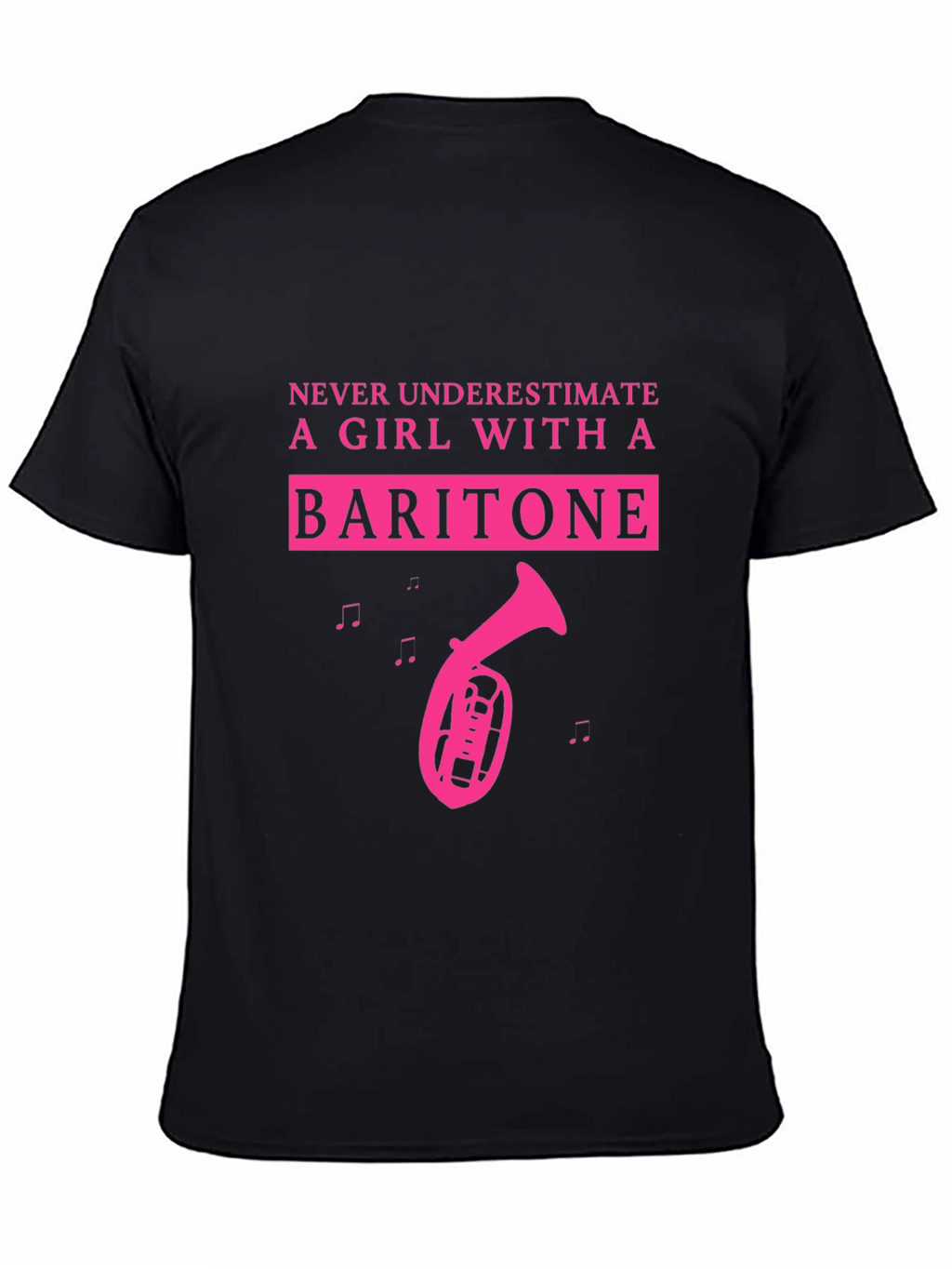 Baritone Girl T-Shirt - Musical Instrument Tee