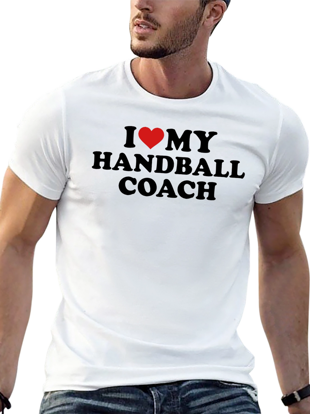 I Love My Handball Coach T-Shirt