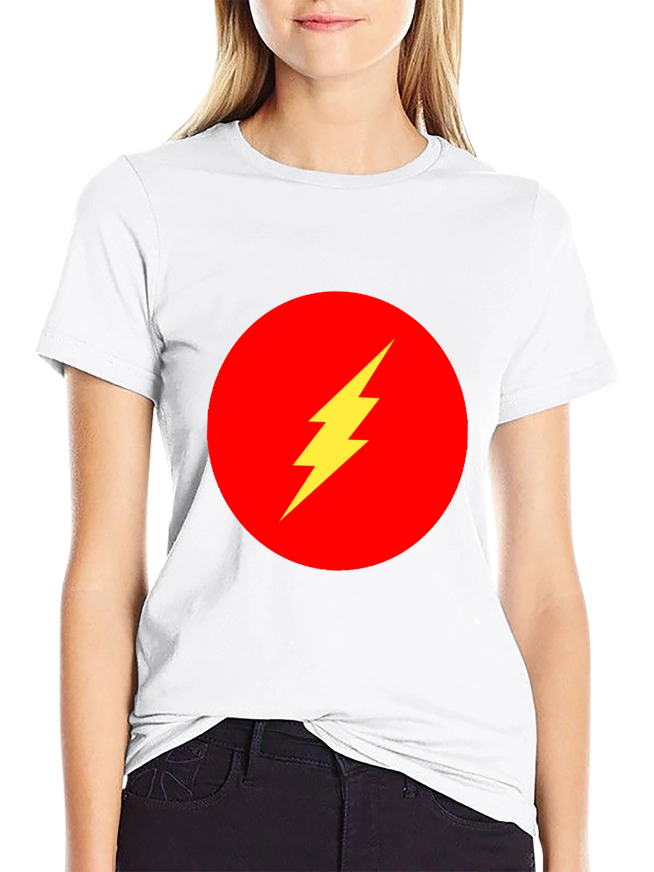 Flash Symbol Black T-Shirt