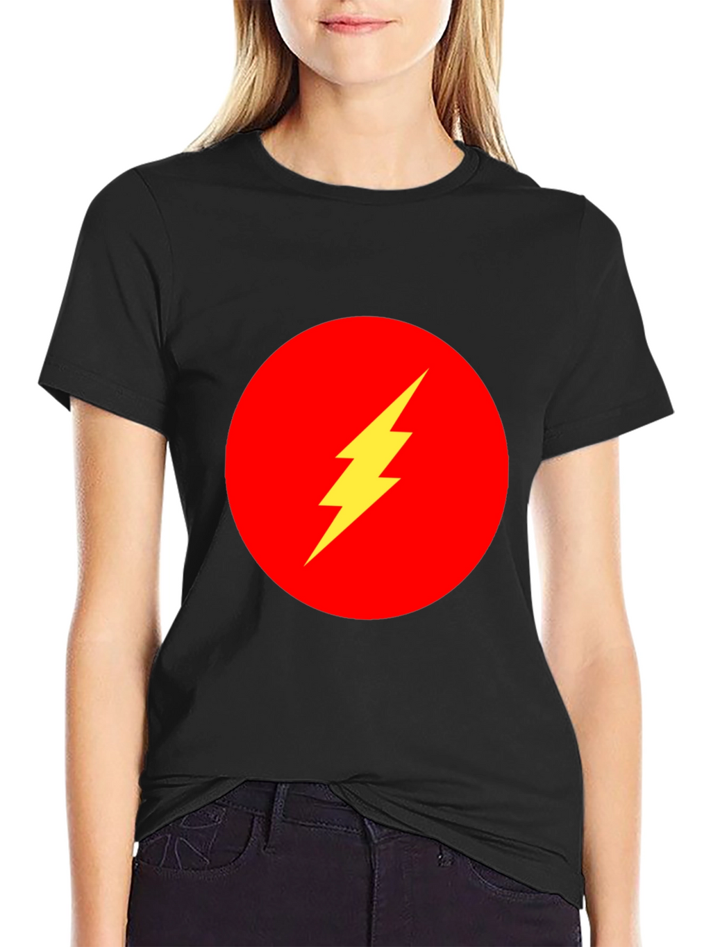 Flash Symbol Black T-Shirt
