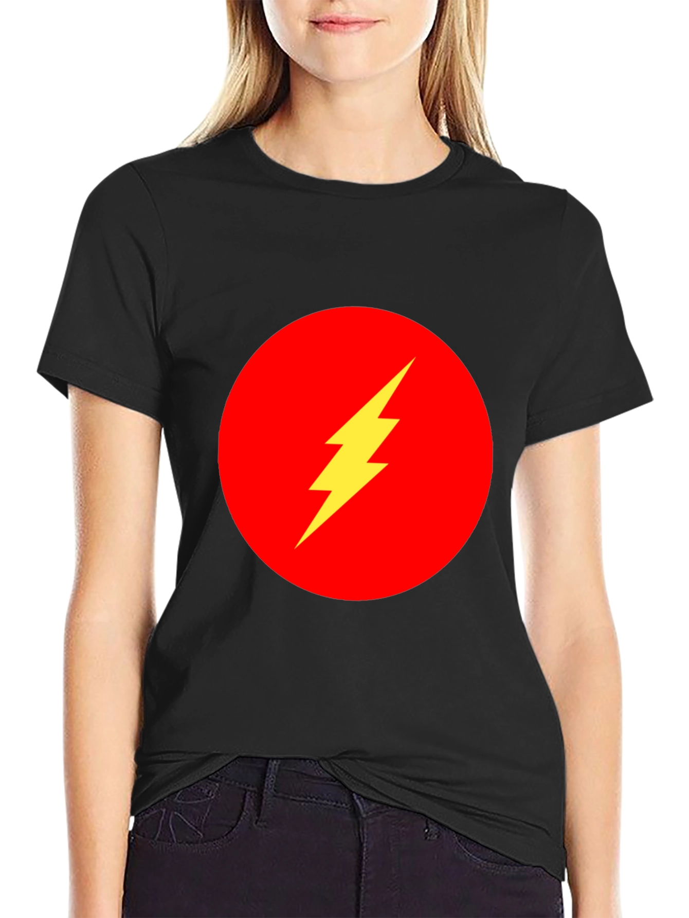 Flash Symbol Black T-Shirt