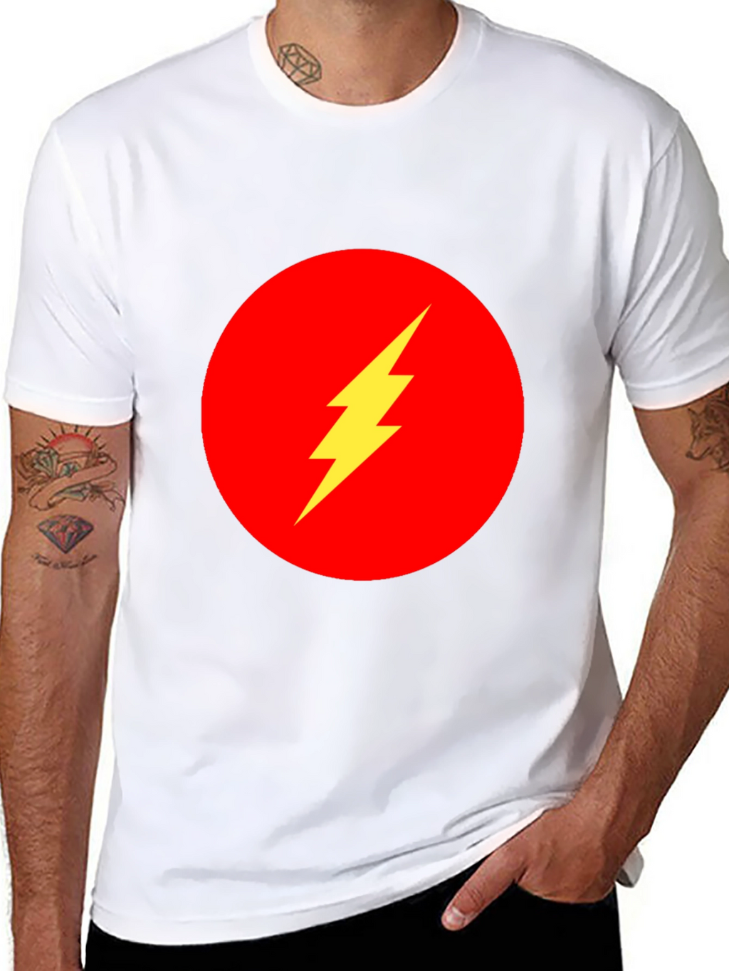 Flash Symbol Black T-Shirt