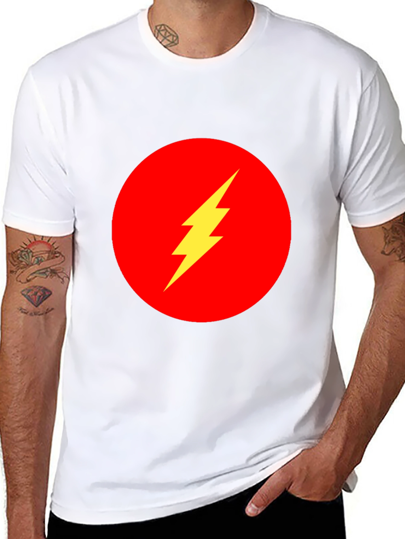 Flash Symbol Black T-Shirt