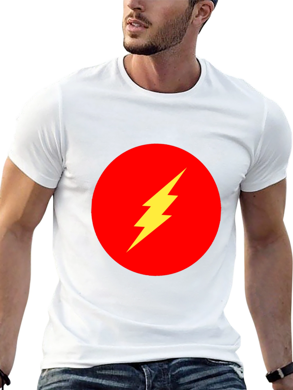 Flash Symbol Black T-Shirt