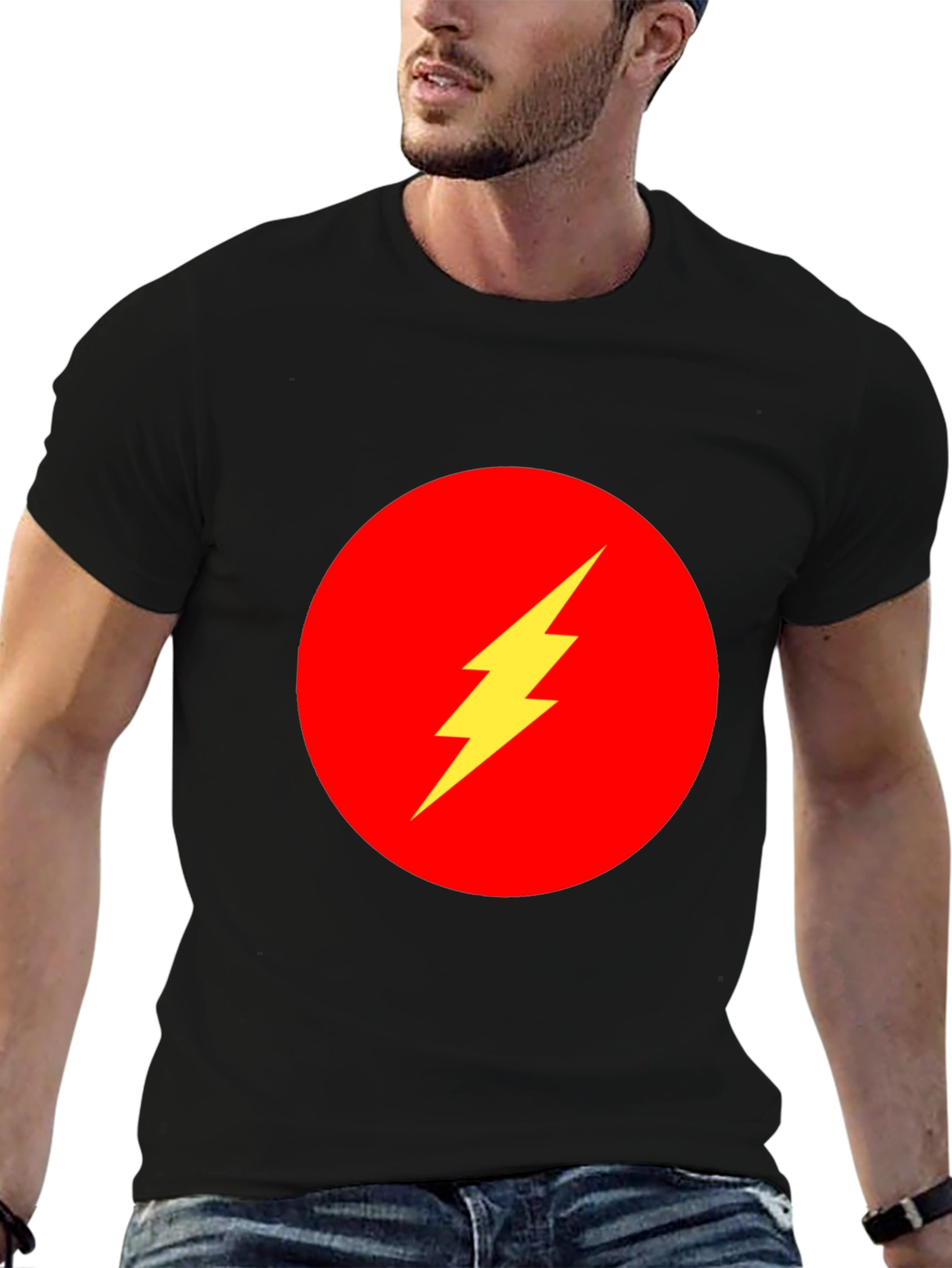 Flash Symbol Black T-Shirt