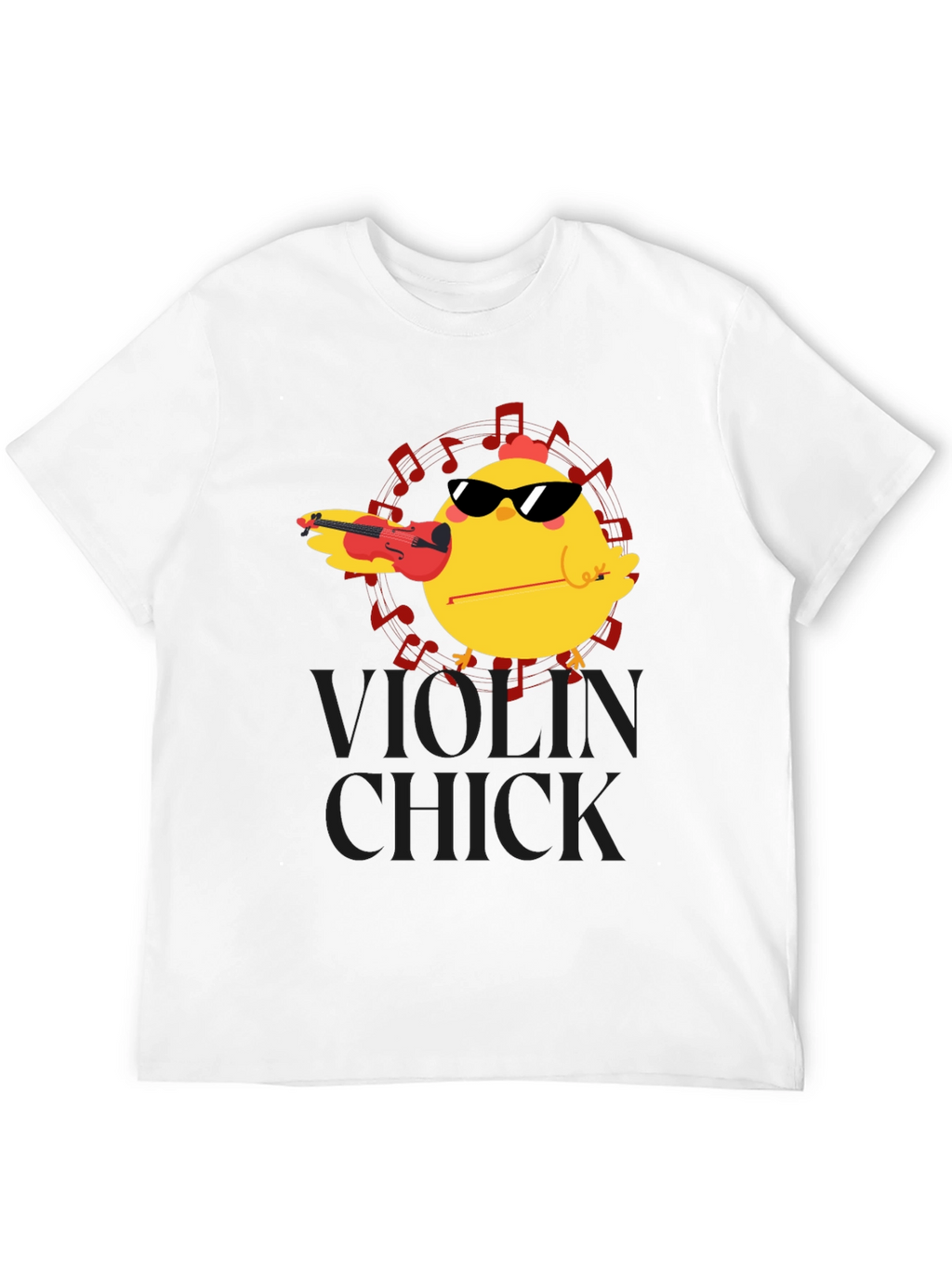 Violin Chick T-Shirt - Music Lover Tee