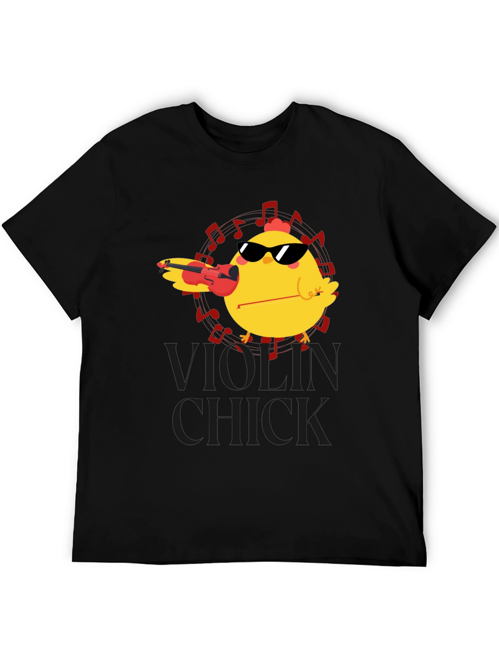 Violin Chick T-Shirt - Music Lover Tee