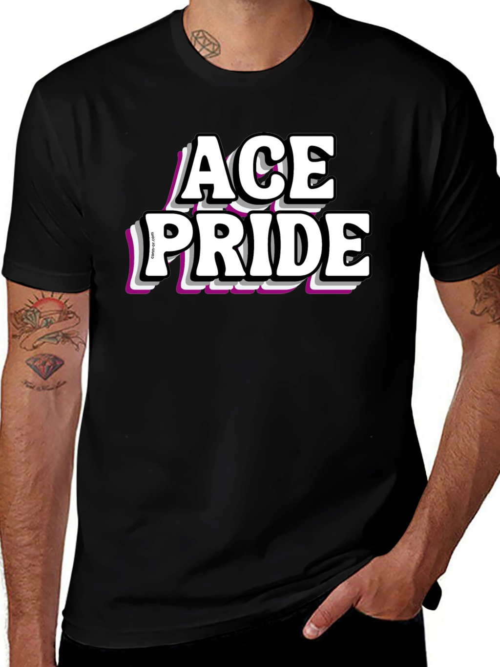 Ace Pride T-Shirt - Graphic Tee - Asexual Pride