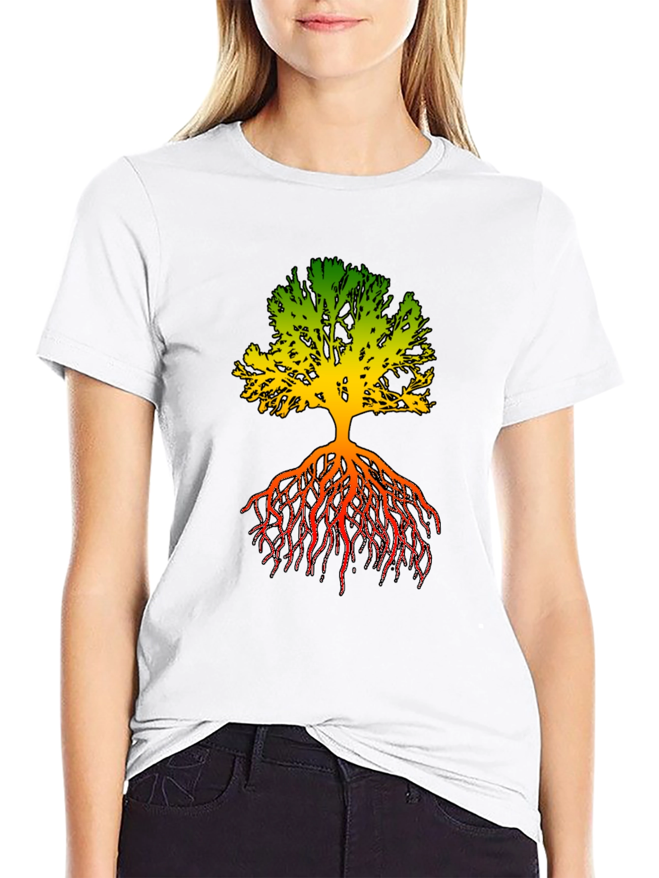 Rasta Tree Graphic T-Shirt - Roots & Culture