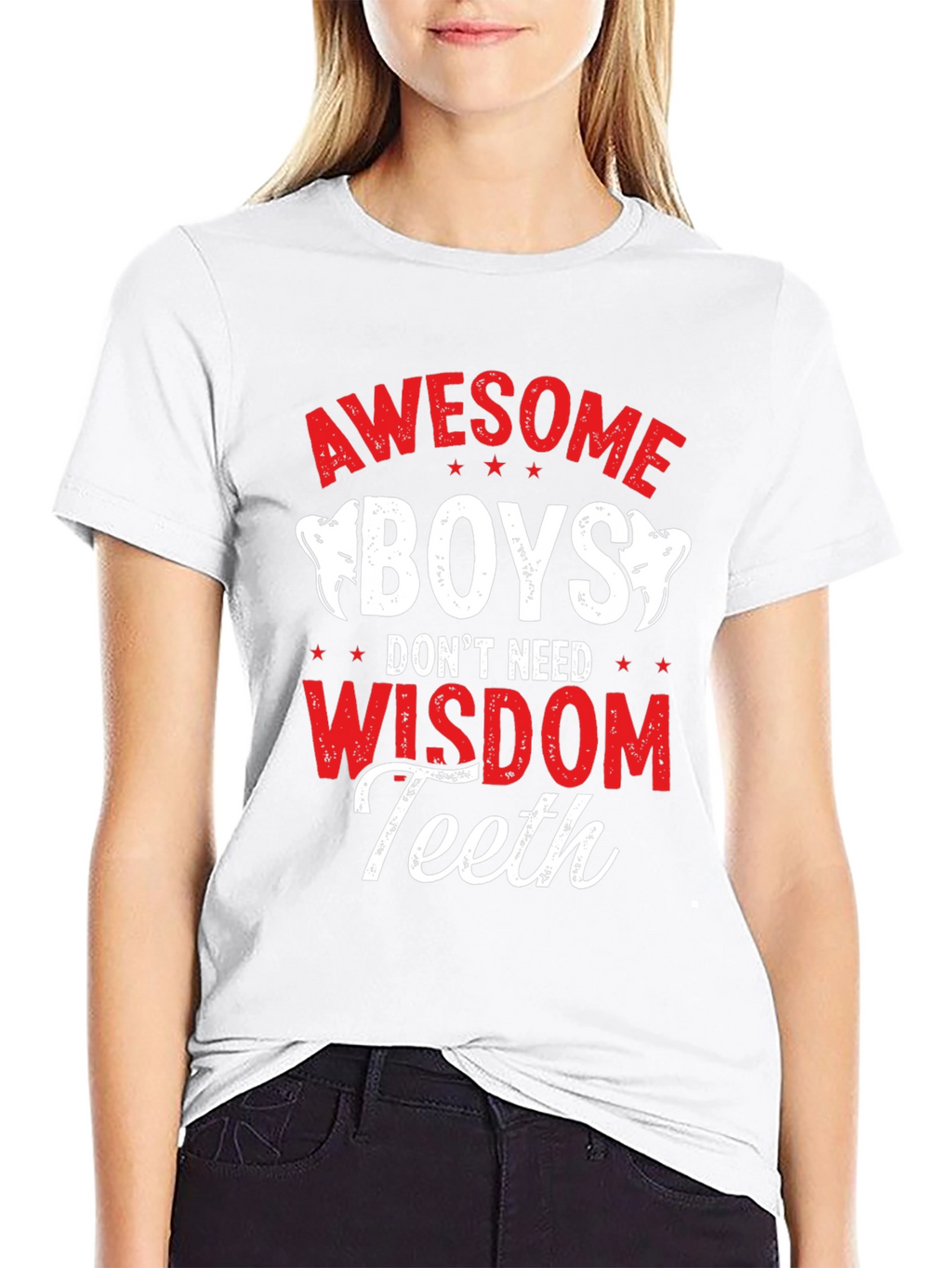 Awesome Boys Wisdom Teeth Graphic Tee