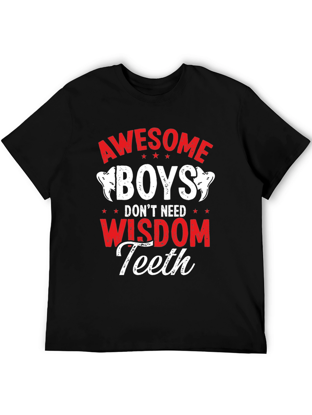 Awesome Boys Wisdom Teeth Graphic Tee