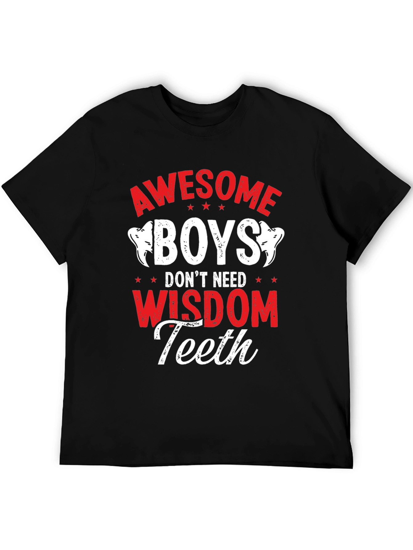 Awesome Boys Wisdom Teeth Graphic Tee
