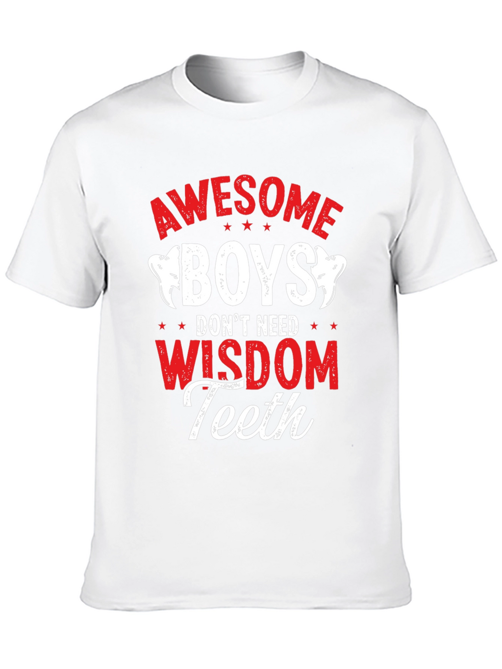 Awesome Boys Wisdom Teeth Graphic Tee